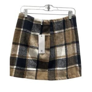 M I Isabel Marant Plaid Wool Mini Skirt – NWT Size M Academia Fall